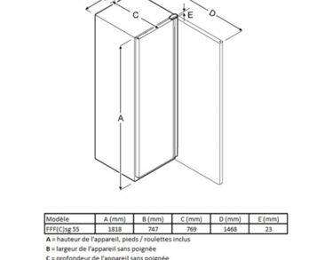 Armoire négative statique, carrosserie epoxy blanc, 499L