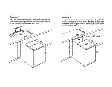 Table top négatif, carrosserie epoxy blanc, 143L