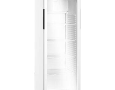 Armoire positive, carrosserie epoxy blanc, porte vitrée, 347L