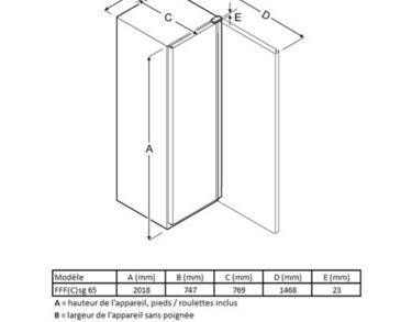 Armoire négative statique, carrosserie epoxy blanc, 573L