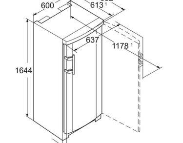 Congélateur électroménager, Smart Frost, 7 tiroirs, 225L