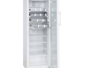 Armoire positive 5°C ± 3°C, 386 litres, porte vitrée