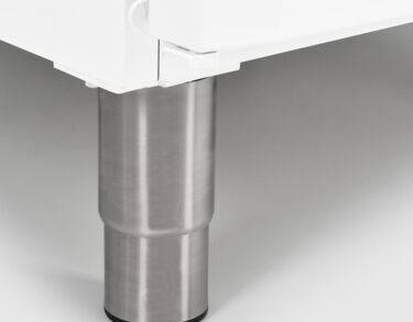 Jeu de 4 pieds acier inox réglables en hauteur de 150 à 180 mm pour modèles GKv 43 et GG 40
