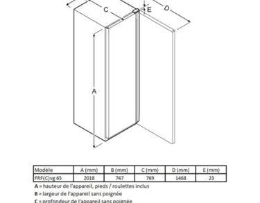 Armoire positive GN2/1, cuve PS, carrosserie époxy blanc, 655L