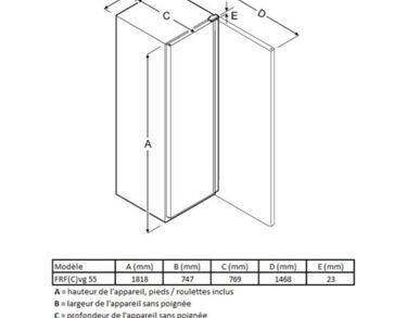 Armoire positive GN2/1, cuve PS, carrosserie époxy blanc, 571L