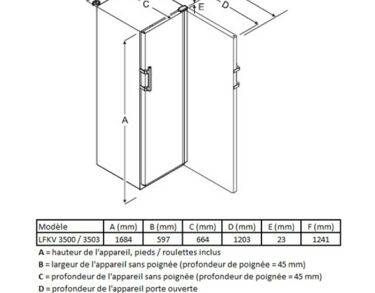 Armoire positive 5°C± 3°C, 344 litres, porte pleine