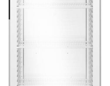 Armoire positive, carrosserie epoxy blanc, porte vitrée, 400L