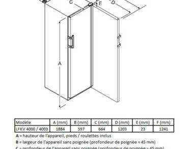 Armoire positive 5°C± 3°C, 420 litres, porte vitrée