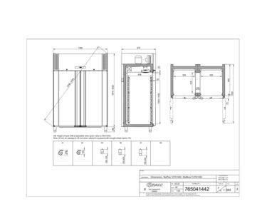 ARMOIRE NEGATIVE QUALIFIABLE BIOPLUS DOUBLE PORTE 1270L -25°C +/-5K