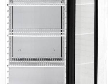 ARMOIRE LABORATOIRE ET MEDICAMENTS BLANCHE VITREE 218 L QUALIFIABLE 5°C +/-3K