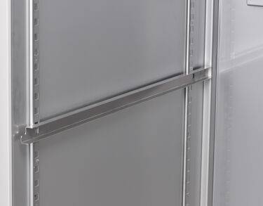 Glissière inox gauche en