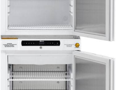 Combiné laboratoire qualifiable +5°C +/-3K et -25°C +/-5K réfrigérateur / congélateur 250L