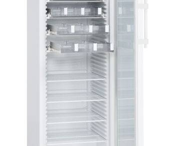 Armoire positive 5°C ± 3°C, 386 litres, porte vitrée
