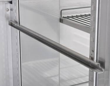 Glissière inox droite en